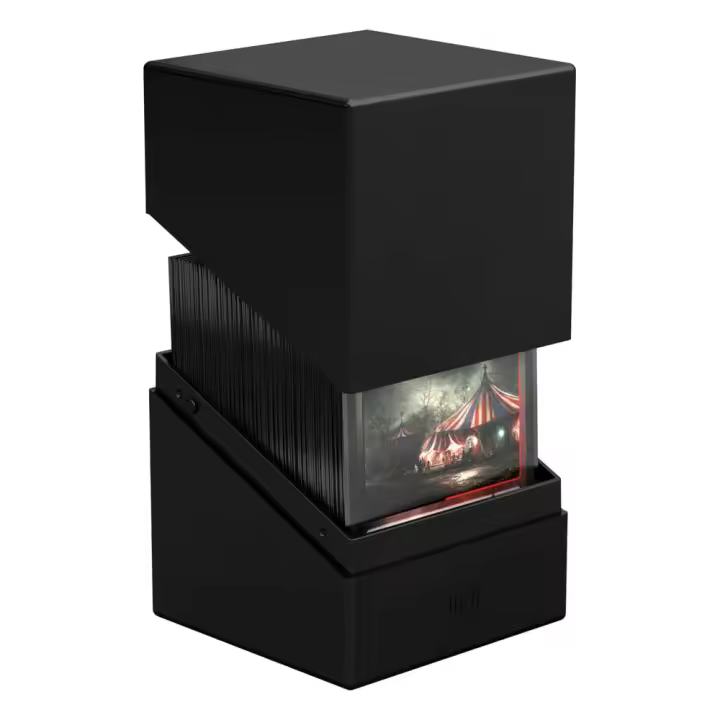 Caja de Cartas Ultimate Guard Boulder Deck Case 100+ Solid Negro - 1