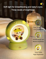 Lámpara Nocturna LED Panda Astronauta Para Niños Luz De Noche USB Recargable Silicona Protección Ocular Iluminación De Escritorio - details 8