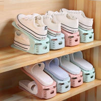 Colgador De Zapatos Ajustable Con Doble Capa Y Diseño Engrosado Para Ahorrar Espacio Y Organizar En El Hogar O Dormitorio - details 3