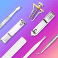 Tijeras Profesionales Para Uñas Gruesas Y Engranadas Con Abertura Ancha Set De Tijeras Para Manicuras De Uñas Encarnadas Material De Acero Inoxidable - details 4