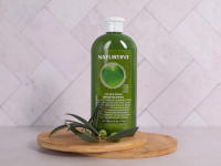 Naturtint Champú Reparación y Fuerza sin siliconas ni sulfatos SLS, SLES. Hidrata, Fortalece y Rejuvenece, Para Cabellos Secos,  Dañados y Frágiles, Calma y Restablece el Equilibrio, 99% Ingredientes Naturales, ECOCERT, 330 ml - details 1