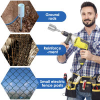 Herramienta De Driver Para T Post De Terreno 30/45/65mm Durable De Acero Forjado Bit De Taladro Compatible Con Todas Las Herramientas SDS-PLUS - details 6