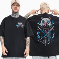 Camiseta De Verano Para Hombres Anime Demon Slayer Manga Japonés Estilo Bestia Fitness Algodón Manga Corta Calidad Superior Casual Street - details 2