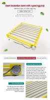 Incubador De Huevos Automático 360° Girador De Tazas Para Peces Aves Y Pollos Accesorio Para Granjas Material Plástico - details 0