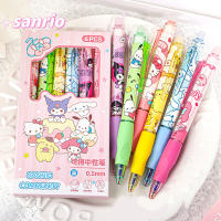 6pcs Bolígrafos De Gel Erasables Sanrio Pochacco Kuromi Cinnamoroll Hello Kitty Para Estudiantes Suministros De Oficina Y Escuela Estilo Japonés - details 4