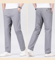 Nuevos Pantalones Casuales Para Hombre De Algodón Para Todas Las Estaciones Pantalones Negocios Rectos Y Slim Moda Clásica Talla Grande Con Bolsillos - details 15