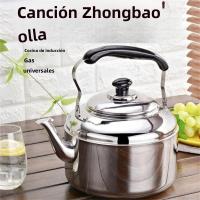 Cabilock Kettle Teapot De Acero Inoxidable Para Estufa Te Kettle Sonido Hervidor De Agua De Acero Inoxidable 1pc - details 1