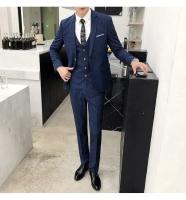 Traje De Moda Para Hombre 2025 (Blazer+Chaleco+Pantalones) Estilo Artístico Casuero Elegante Talla M-5XL Adecuado Para Bodas Y Trabajo - details 23