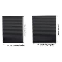 2Pcs Cortinas Plegables De Tela No Tejida Con Adhesivo Mitad Blackout Para Ventanas Cocina Baño Balcón Sombrillas Decorativas Para El Hogar - details 0