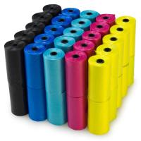 Expositor 1000 Bolsas de Caca para Perros - 50 Rollos x 20 Bolsas - Bolsas Higiénicas para excrementos de Perro Multicolor - Bolsas de heces para Perros - Accesorios para Mascotas - Arquivet - details 2