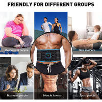 Estimulador Muscular EMS Entrenador USB Cinturón Eléctrico Abdominal Aparato De Tonificación Corporal Perder Peso Fitness Equipo De Vibration Para Cintura Y Abdomen - details 4