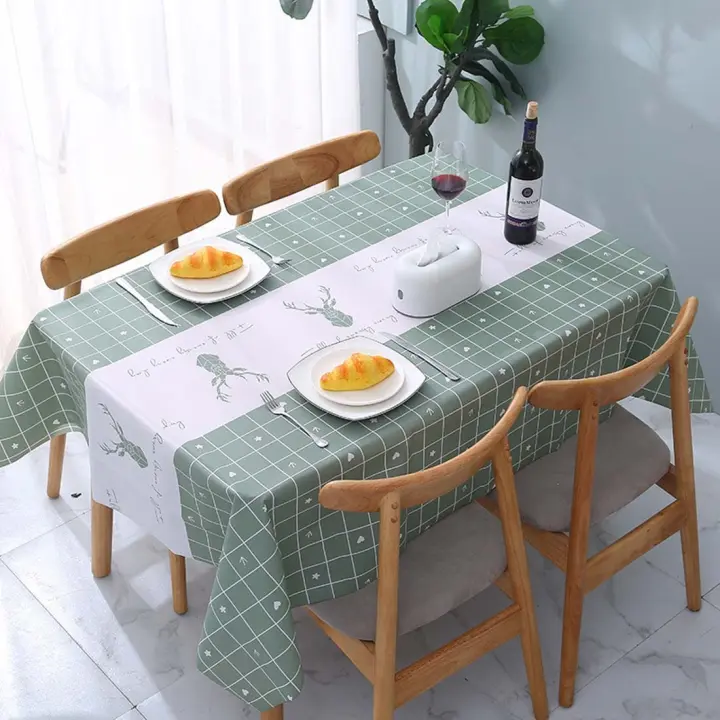 Mantel para Mesa de Comedor Verde 137x137cm - 1