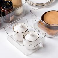 Caja De Almacenamiento Transparente Organizador De Escritorio Para Cocina Y Cosméticos Cesta De Almacenamiento Ecológica Moderna - details 2