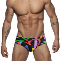 Bragas De Natación Para Hombre Briefs Sexy Con Rayas Traje De Baño Deportivo Para La Playa Y Surf Ropa De Water Sport Material Poliéster Y Spandex - details 2