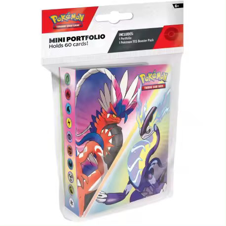Mini álbum Pokémon para 60 Cartas + Sobre Scarlet & Violet - 1