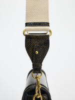 Bolso De Cruz Con Tapa De Flip Y Hebilla Magnética Y Estampado Decorativo De Serpiente Para Mujer Material De Cuero Sintético Y Lona Interior - details 3