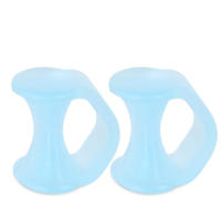Pexmen 2Pcs Separador De Dedos De Pies Gelado Espaciar Los Dedos De La Pata Aliviar La Presión Y Prevenir Rasguños Herramienta De Cuidado De Los Pies Color Rosa - details 6