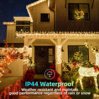 Luces De Cadena De Hielo LED Solar 3.5M Impermeables Para Decoración De Bodas Y Fiestas En Jardín Y Hogar Luces De Navidad Exteriores - details 3