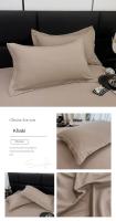 Funda De Cojín Decorativa Estilo Envelope 2pcs/1pc Color Blanco Gris Caqui Sólido Para Hogar Y Cuerpo Tamaño 48x74cm - details 1