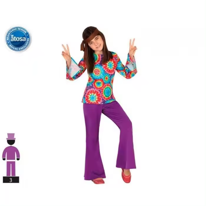 Disfraz Hippie 3-4 años (28457) - 1