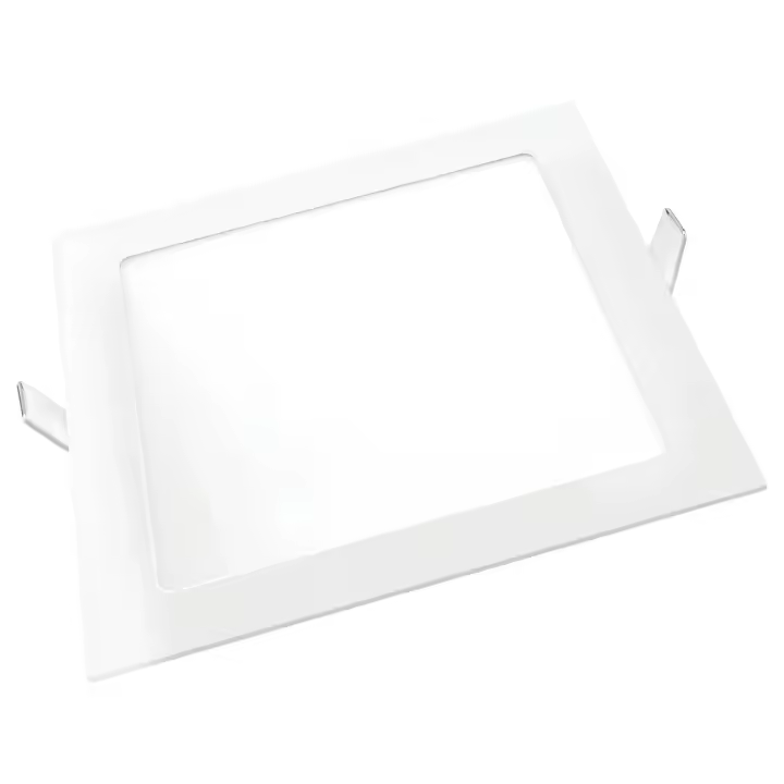 DOWNLIGHT LED MATEL QUADRADO BRANCO 18W CHIP SAMSUNG LUZ FRIA - 1