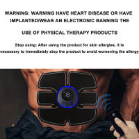 Masajeador Abdominal Eléctrico Recargable Con Control Remoto Y Pantalla LCD Wireless Alivio De La Fatiga Y Relajación Fitness Para La Cintura Material Compuesto - details 0