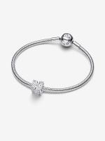 Pandora - Charm de Cubo de jugo móvil-Plata de Lei - details 1