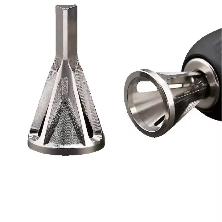 Herramienta de desbarbado de tambor externo de Maple inoxidable para eliminar daños de 8-32 pernos (plata) - 1