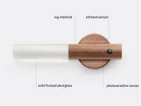 Lámpara Creativa Inteligente Con Sensor De Movimiento PIR Luz LED Recargable Magnética Nocturna Para Madera Armario De Cocina Luz De Cabina - details 17
