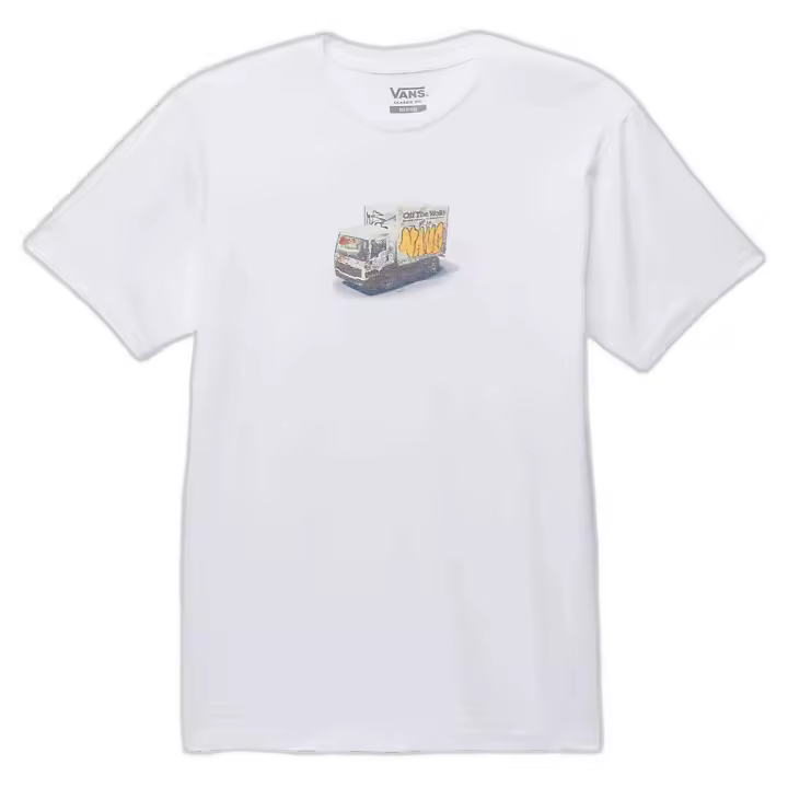 Camiseta de Manga Corta Vans Special Delivery para hombre en color blanco - 1