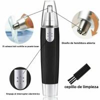 Afeitadora Eléctrica Para Nariz Y Orejas 1pc Fácil De Limpieza Herramienta De Afeitado Para Hombres Y Mujeres Trimmer De Cabello De La Nariz - details 9