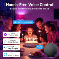Bombilla LED Inteligente Ewelink GU10 E14 E27 Zigbee RGB C+W Dimmable Soporta Alexa Google Home Yandex Alice Luz Blanca Y Color - details 3