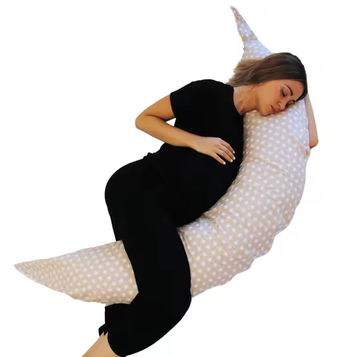 Cojín Lactancia para Dormir Bebé - Almohada Embarazada 180CM - Funda Intercambiable 100% Algodón - SEB MARKET - 1