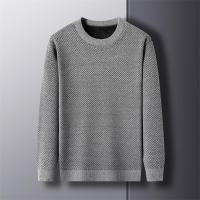 Nueva Suéter De Moda Para Hombres Casual Cuello Redondo Algodón Grueso Otoño Invierno Top Caliente Cómodo Estilo Clásico - details 9