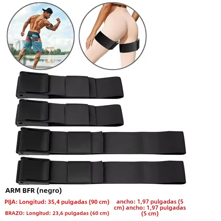 Banderas De Flujo Sanguíneo Restringido BFR Para Piernas Glúteos Caderas Ejercicio De Resistencia En La Sala De Gimnasio Equipamiento De Fitness - 1
