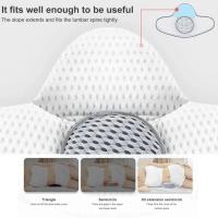 Almohada De Lumbar Con Recuperación Rápida Para Mejorar La Postura Espinal Almohada De Buckwheat 3D Para Dormir Soporte Funcional Para La Cama - details 12