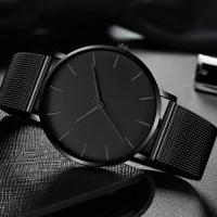 DEYROS Reloj De Cuarzo Para Hombre Estilo Casual Sencillo Y Elegante Set De 4 Piezas Color Negro Regalo Ideal Para Cumpleaños - details 4