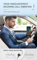 Auriculares Inalámbricos K75 Con Micrófono Lavalier Negocios Bluetooth 5.4 Pantalla LCD HD Cancelación De Ruido Tiempo De Música 20 Horas - details 4