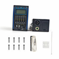 LC-5 Preamplificador De Guitarra Acústica Con Igualizador De 5 Bandas Y Tuner Piezo Cerámico Accesorio Musical Para Guitarra - details 5