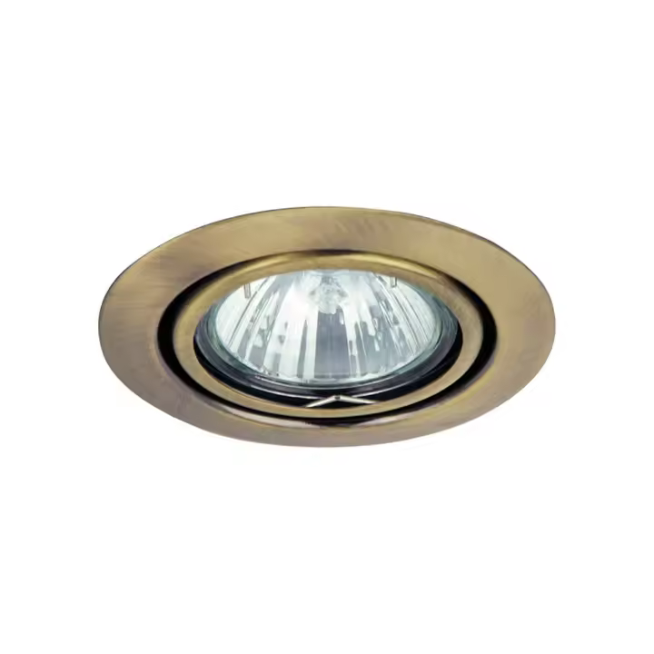 Aro Empotrar GU10 Bronce Basculante Estilo Clásico Metal IP20 SPOTRELIGHT  RABALUX - 1
