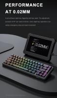 Teclado De Juego Onikuma G67 Switch Magnético 8KHz 0.02mm Sin Ruido Luces De Encendido 67 Teclas Compacto Y Contraídas - details 4