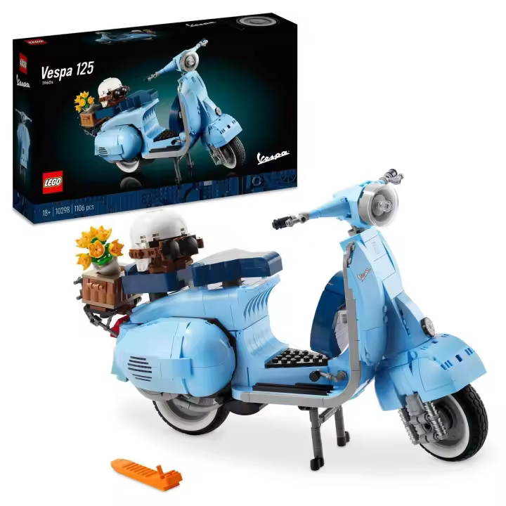 LEGO 10298 Icons Vespa 125 Kit de Construcción (1106 Piezas) - 1