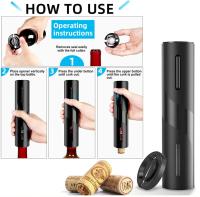 Juego De Abrevidrios Eléctrico ,Descorchador De Tapa Y Aerator Para Cocina Bar Fiesta - details 4