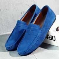 Zapatos Casuales Para Hombre De Cuero De Alta Calidad Mocasines Con Cordones Tamaño 38-47 Diez Colores Slip-on Zapatos De Conducción Moda Transpirables Y Massajeados - details 53