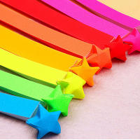 80 PCS De Papel Para Origami Y Quilling Lucky Star Decoración De Hogar Y Boda Herramienta De Manualidades Para Regalo - details 0