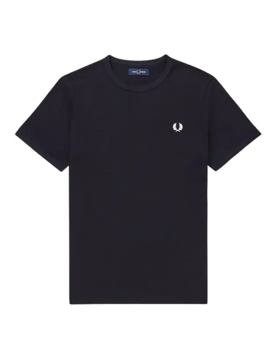 Camiseta Ringer Básica Fred Perry | Estilo Deportivo Clásico - 1