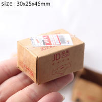 Juego De Accesorios De Muebles Para Casa De Muñecas Miniatura En Estilo Expreso De Cartón Papel Decorativo Para Juguetes - details 3