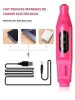 LULAA Máquina De Uñas Eléctrica Portátil Con Conjunto De Corte De Uñas Y Herramientas De Remoción De Polvo De Gel - details 2