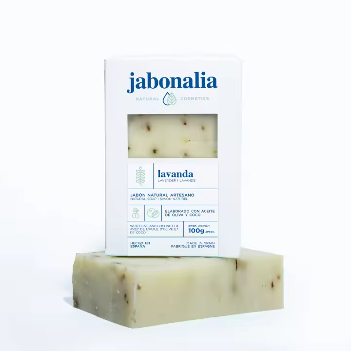 Jabón Natural de Lavanda 100g – Limpieza suave que calma, relaja y equilibra la piel y los sentidos – Ideal para piel sensible o estresada – Artesanal – Jabonalia - 1
