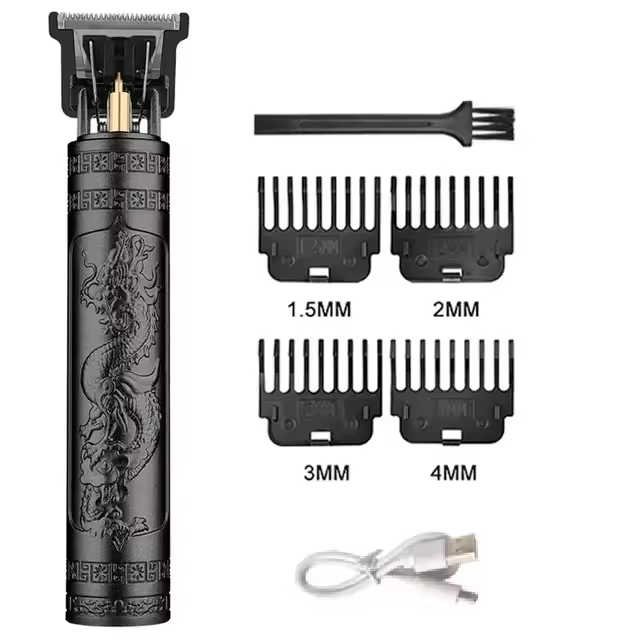 Máquina de Corte de pelo Eléctrico vintage T9 Clipper fur recargable hombre afeitadora trimmer para hombres peluquería profesional Nueva Venta Caliente - 1